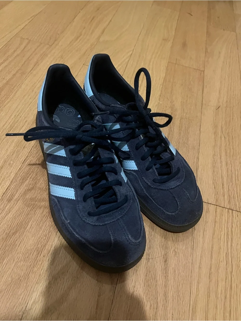 adidas Samba Spezial Suede Sneaker - Navy/Light Blue - Picture 4 of 5